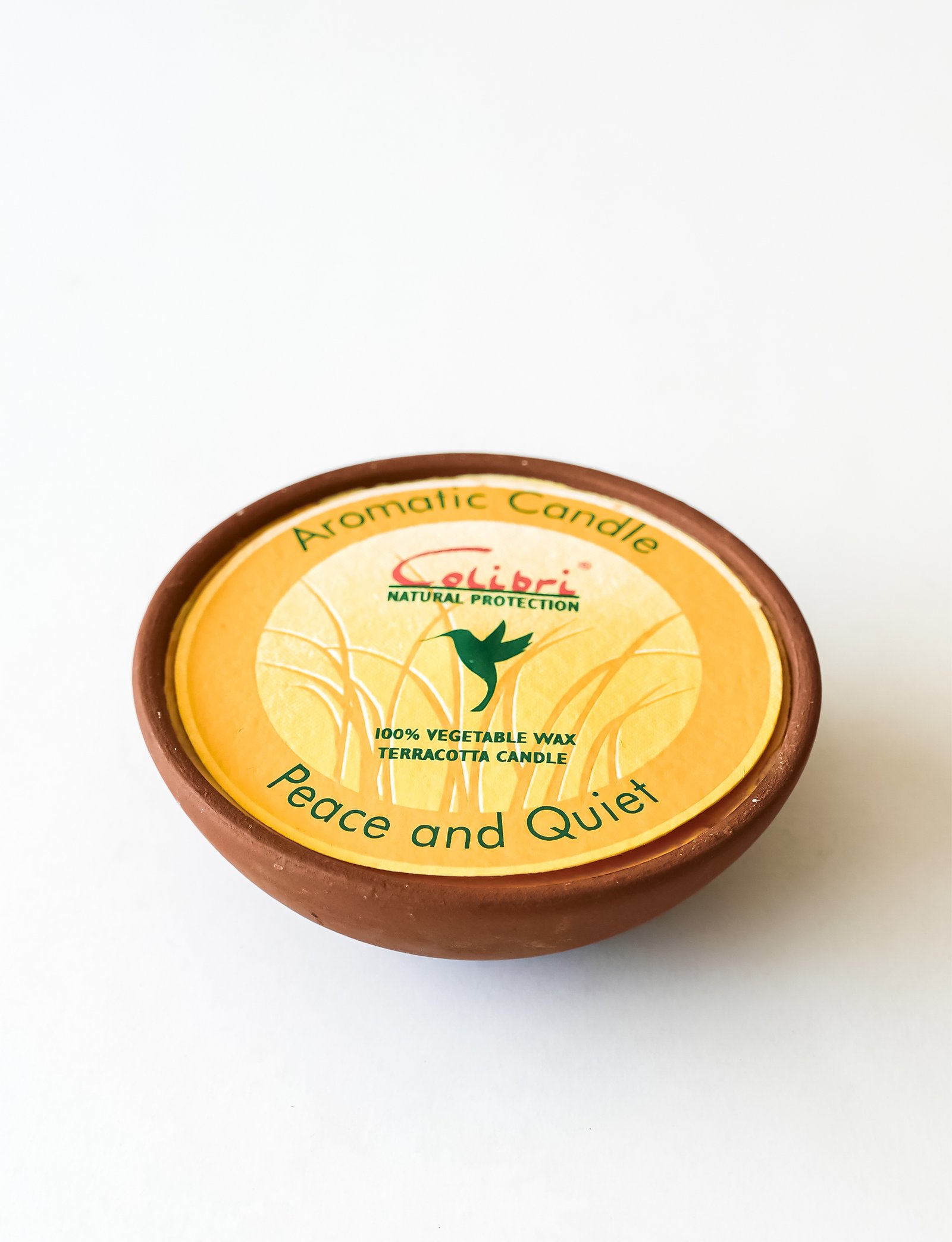 Colibri Candle in a Terracotta Clay Pot - Maroma
