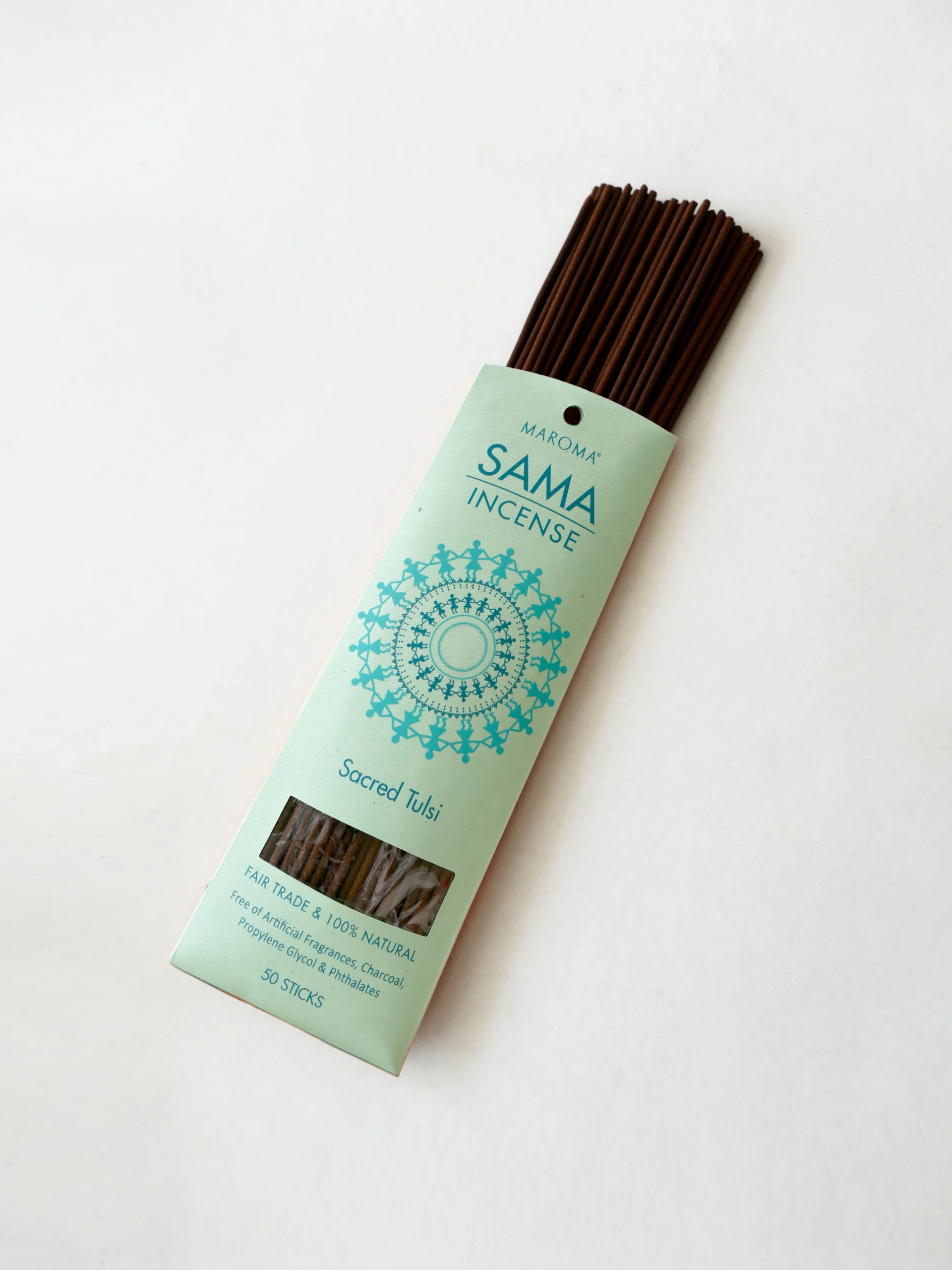 Sacred Tulsi Sama Incense – Pack of 50 - Maroma