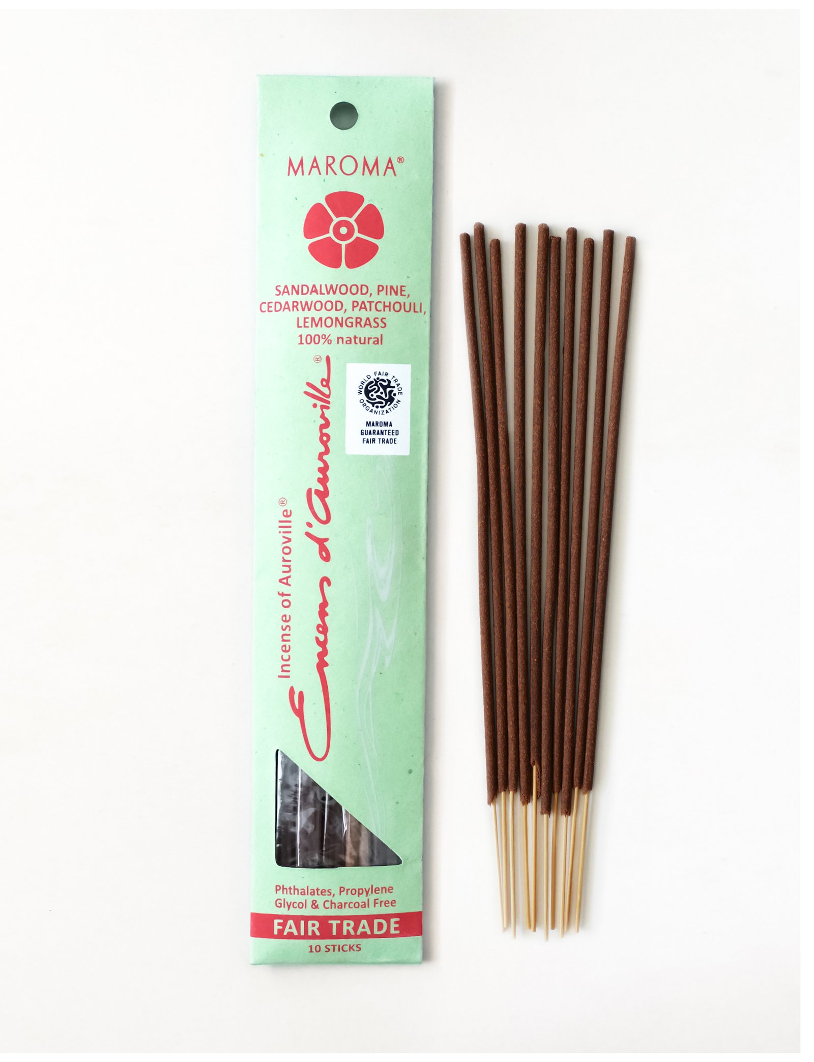 Earth and Wood Incense Assortment 100% Natural - Maroma