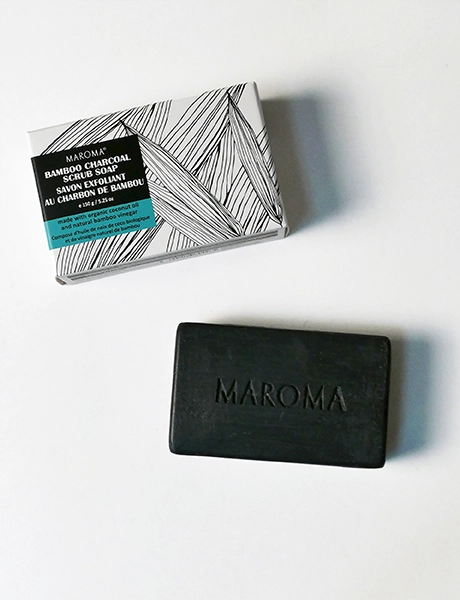 Bamboo Charcoal Scrub Soap - Maroma