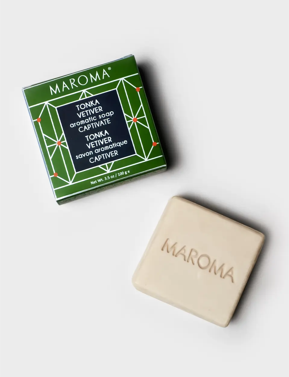 Tonka Vetiver Aromatic Bath Soap for Man - Maroma