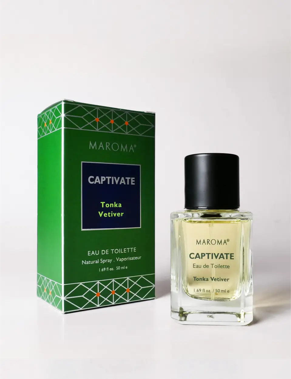 Captivate Tonka Vetiver Eau de Toilette - Maroma