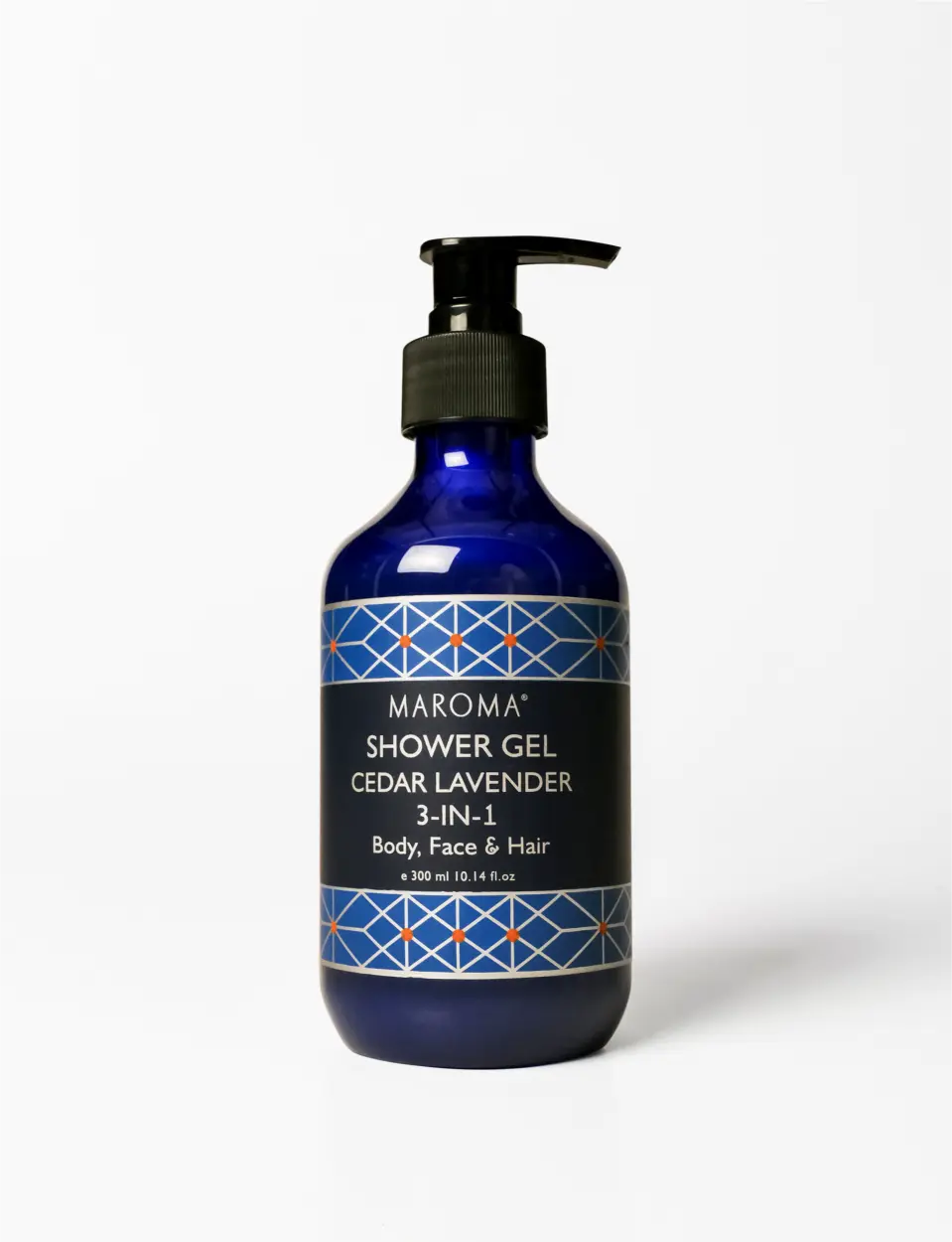 Cedar Lavender 3 in 1 Shower Gel - Maroma