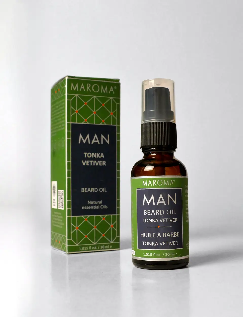 Tonka Vetiver Men’s Beard Oil - Maroma