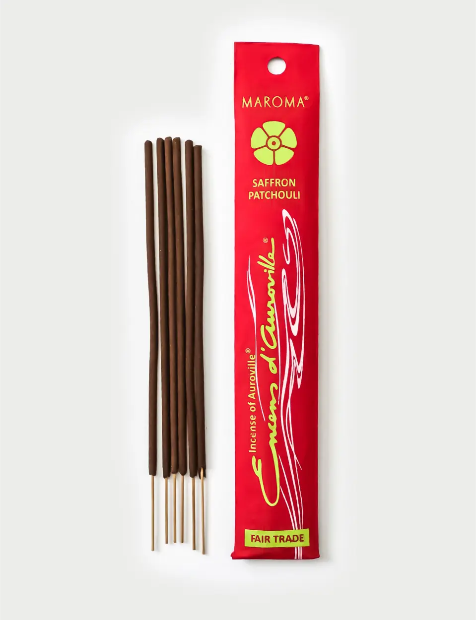 Saffron Patchouli Incense Sticks - Maroma