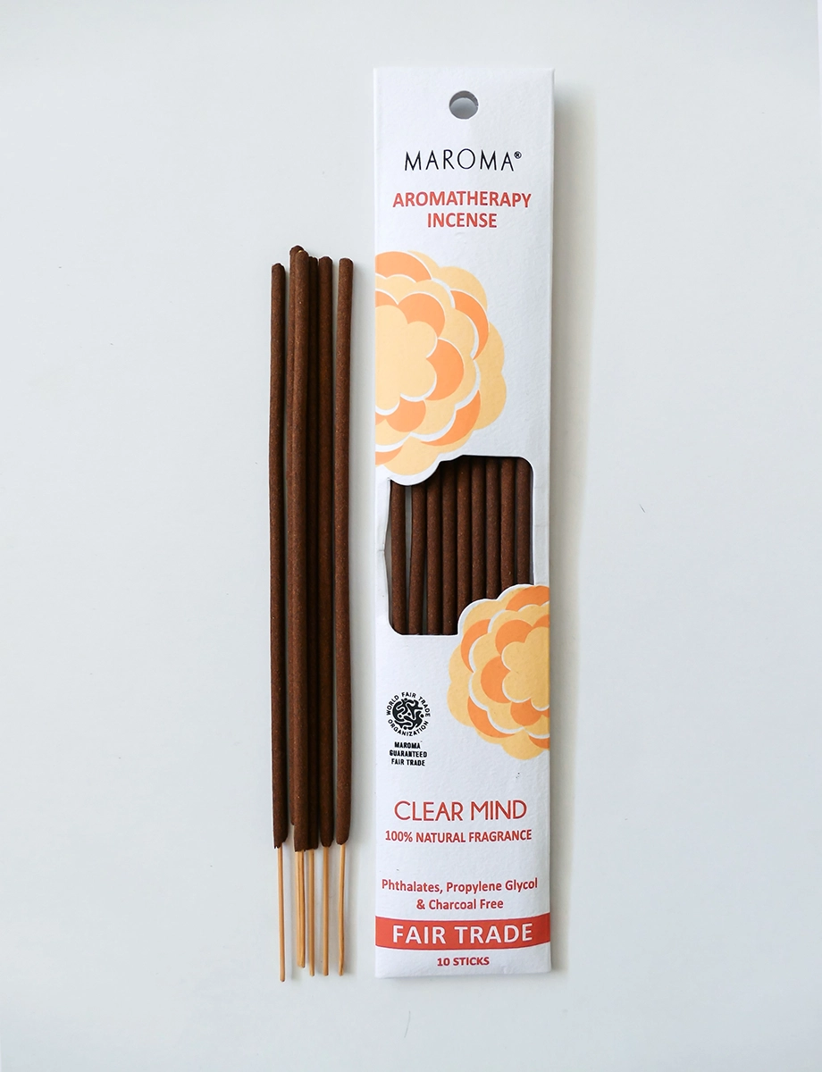 Clear Mind Aromatherapy Incense – Pack of 10 - Maroma