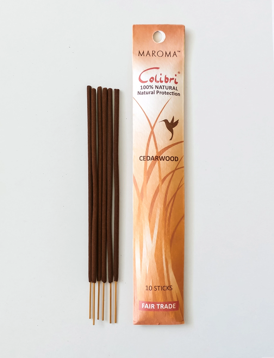 Coilbri Cedarwood Incense – 10 Sticks - Maroma