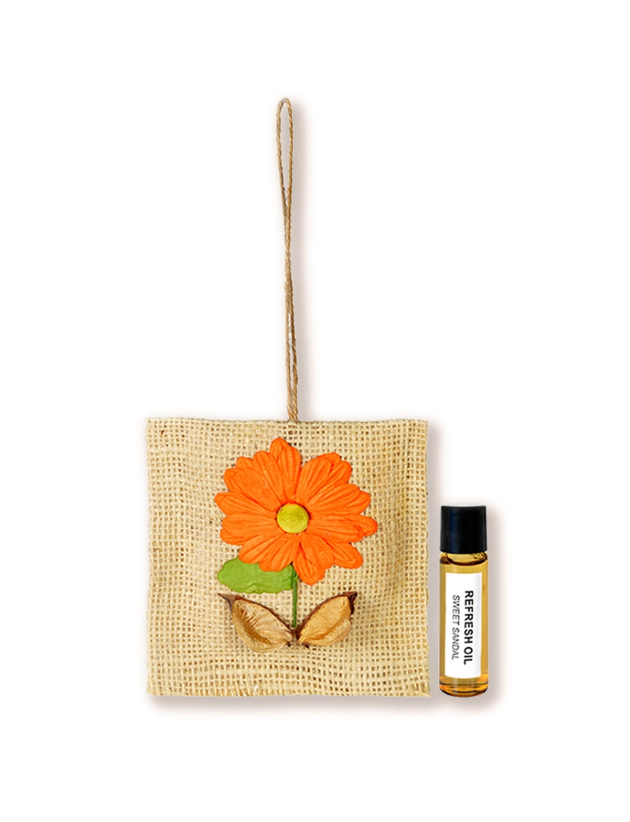 Sweet Sandal Jute Sachet - Maroma