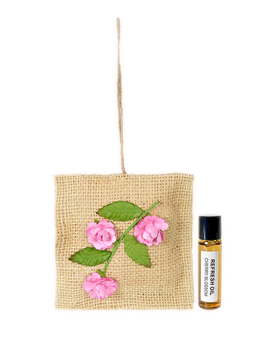 Cherry Blossom Jute Sachet - Maroma