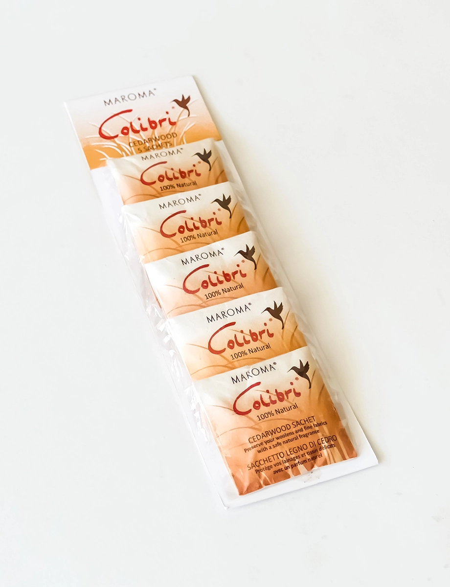 Cedarwood Mini Sachet – Pack of 5 - Maroma