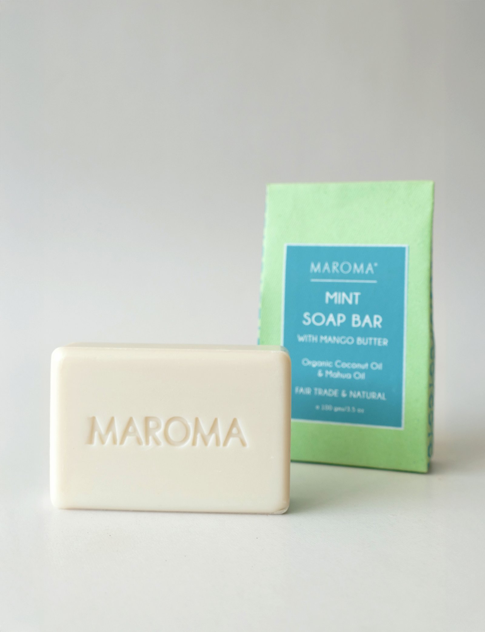 Mint Soap Bar with Mango Butter - Maroma