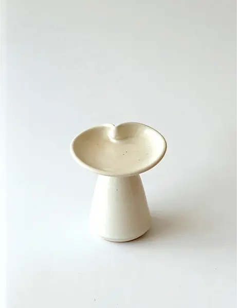 Ceramic Candle Holder White - Maroma