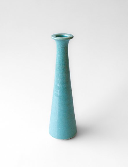 Ceramic Green Taper Candle Holder - Maroma