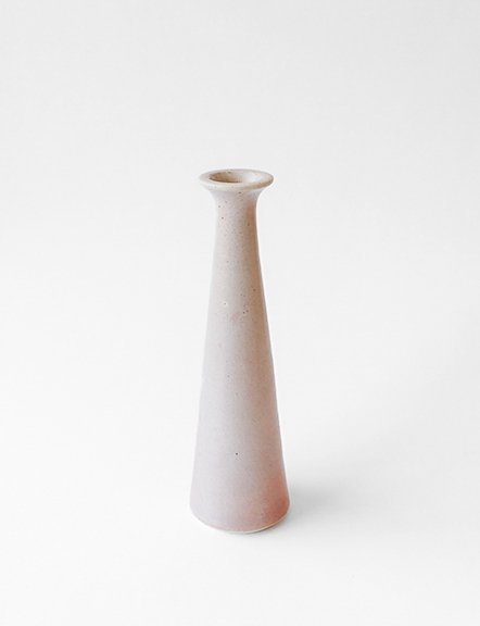 Ceramic Light Pink Taper Candle Holder - Maroma
