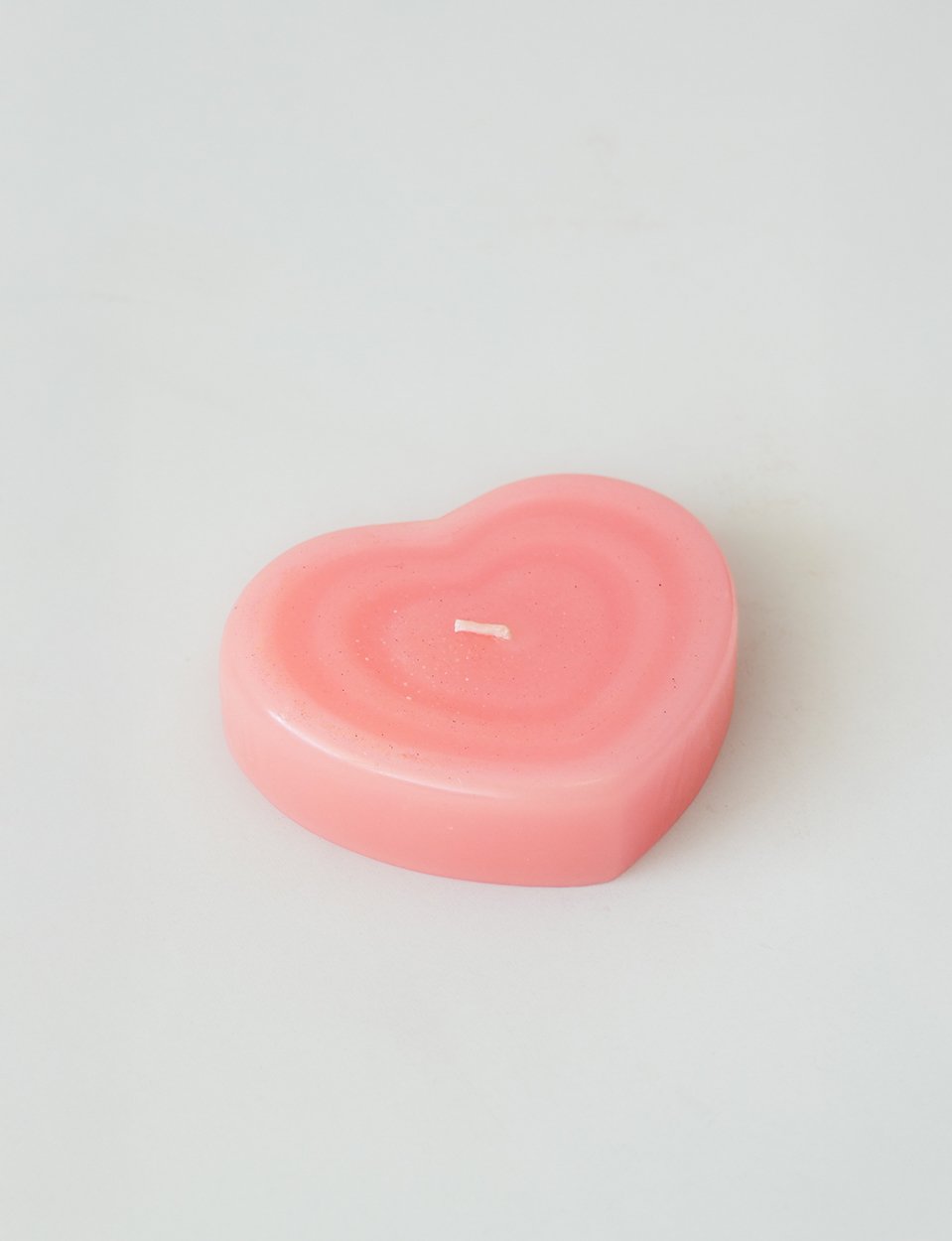 Blush Ripple Heart Lotus Scented Candle - Maroma