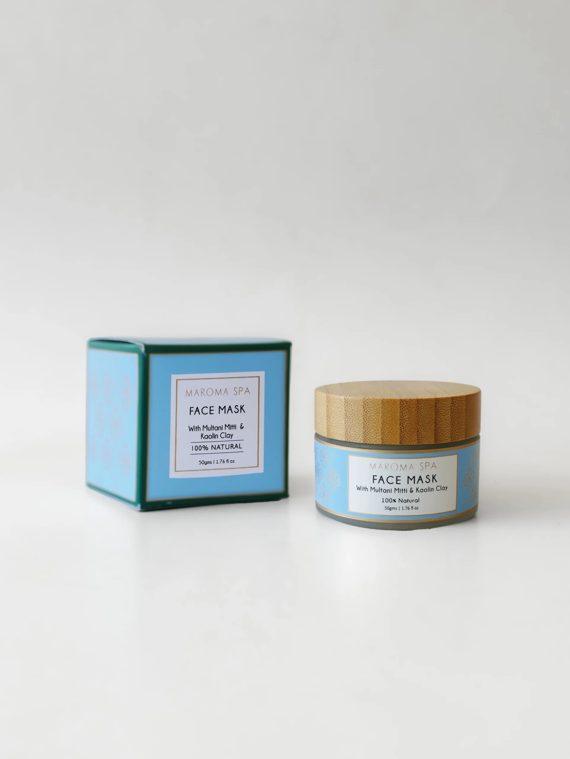 Face Mask with Multani Mitti and Kaolin Clay - Maroma
